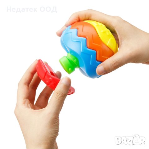 Образователен пъзел, Топка, Многоцветен, 9см, снимка 3 - Игри и пъзели - 40412490
