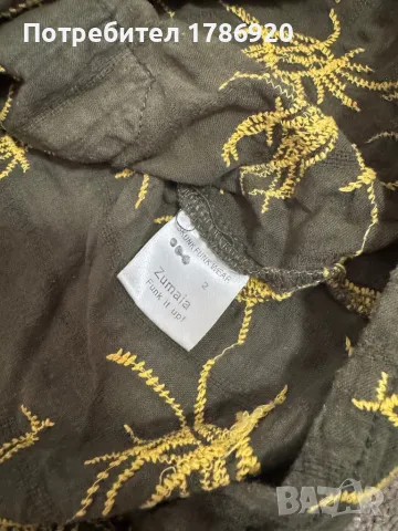 Дамска дълга риза SKFK, снимка 4 - Ризи - 24682920