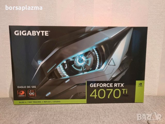 GIGABYTE GeForce RTX 4070 Ti Eagle OC 12G, 12288 MB GDDR6X, снимка 1