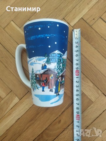 Коледна чаша , снимка 3 - Чаши - 43183637