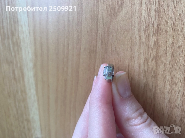 Сребърни бижута - пръстени и висулка за колие, снимка 4 - Колиета, медальони, синджири - 52904342