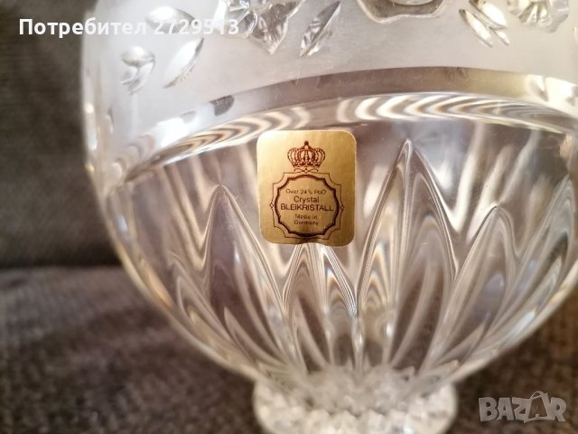 Купа кристал, снимка 2 - Декорация за дома - 38265510