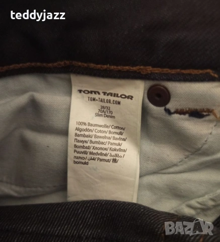Чисто нови дамски дънки Tom Taylor 28-32, снимка 5 - Дънки - 53213863
