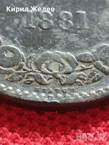 Рядка монета 10 стотинки 1881г. КНЯЖЕСТВО БЪЛГАРИЯ УНИКАТ НАД СТОГОДИШНА ЗА КОЛЕКЦИЯ 28603, снимка 5 - Нумизматика и бонистика - 38610423