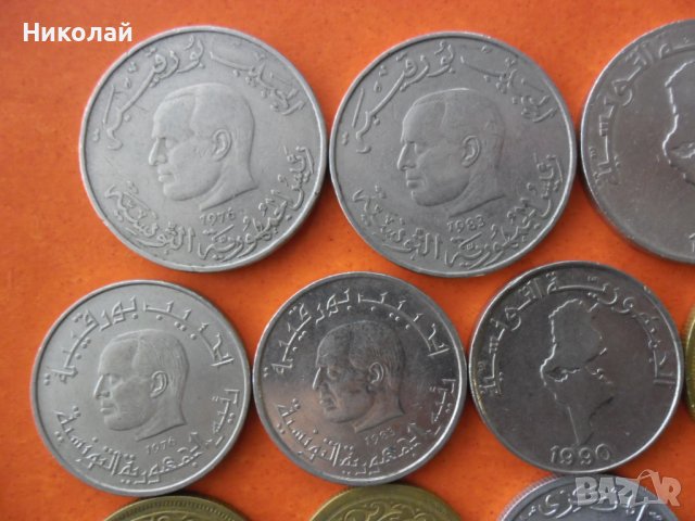 Лот монети Тунис, снимка 7 - Нумизматика и бонистика - 40520110
