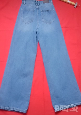 дънки  с широки крачоли , снимка 4 - Дънки - 52126931