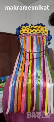 Кукерска маска, гугла, нова, Новодел, уникат, ръчна изработка , снимка 8 - Декорация за дома - 46988271