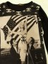 Тениска с дълъг ръкав памук с еластан, с Мерлин Монро в  USA вариант , изчистен гръб в черно., снимка 5