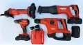 Hilti Nuron - Безчетков сет от винтоверт, ъглошлайф, перфоратор и саблен трион, снимка 1