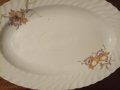 Голяма порцеланова чиния, овална, от социализма , снимка 7
