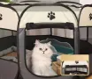 Сгъваема преносима клетка/къща/палатка за домашни любимци/куче/котка, снимка 2