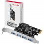 PCI-Express карта с четири външни USB 3.2 Gen1 порта Axagon PCEU-430VL до 5 Gbit/s, снимка 2