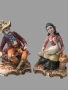 Двойка фигура Capodimonte 32 см, снимка 1