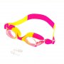 2033 Детски очила за плуване Рибки с UV защита тапи за уши в калъф, снимка 7