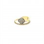 Златен дамски пръстен 3,31гр. размер:56 14кр. проба:585 модел:9906-3, снимка 1