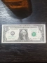 Един долар със звезда след номера. UNC, снимка 1