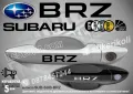 Subaru стикери за дръжки SKD-SU-01, снимка 3