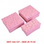 Сгъваем органайзер за бельо и чорапи, кутии с капак - розов - код РОЗОВИ 2550, снимка 7
