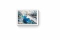  Подарете    Абстрактна Картина Зимна Приказка Снежен Пейзаж  с течаща река и семейство елени, снимка 2