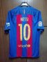 Barcelona Lionel Messi Nike оригинална тениска фланелка Барселона Меси L 2016/2017, снимка 1 - Тениски - 43527992