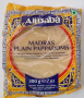 AliBaba Plain Madras Pappadums / АлиБаба Мадрас Пападъми 200гр, снимка 1 - Други - 44897167