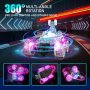 Акумулаторна кола с дистанционно управление  RC Stunt Car 360°Flips Rotation с LED светлина и музика, снимка 6