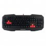 Клавиатура Modecom Volcano MC-GK1 Геймърска Gaming  черна, SS300649, снимка 1 - Клавиатури и мишки - 38914907