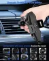 Ново Универсално 15W Qi Безжично Зарядно и Поставка за Телефон кола, снимка 4