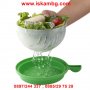 Комплект купа за рязане на салата Salad Cutter Bowl, снимка 16