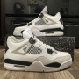 Air Jordan 4 White/Black Унисекс Кецове 36-46 Номер с Кутия , снимка 5