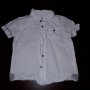 18-24м 92см Риза с къс ръкав H&M Материя памук Цвят светло синьо Без следи от употреба, снимка 1 - Бебешки блузки - 26750052