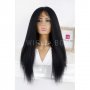 Дълга черна лейс фронт перука Мелинда YAKI коса, снимка 1 - Аксесоари за коса - 34924831