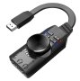 Външна USB звукова саунд карта 7.1 канала Plug & Play за PC Laptop НОВО !!!, снимка 1 - Видеокарти - 44031661