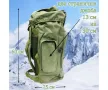 Армейска раница за риболов, лов и туризъм - военна брезентова тактическа 60 л., снимка 3