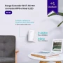 НОВ TP-Link AC750 WiFi екстендер / удължител, 750Mbps, Plug & Play, RJ45 конектор, бял, снимка 8