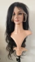 Черна чуплива естествена бразилска перука 70-75 см с дантелена зона 13x6, снимка 3