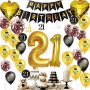 Нов Комплект декорации / украса за рожден ден Парти Балони 21 години, снимка 6