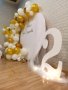 Рожден ден на тема лебед с акценти златни рози - арка с балони -  украса в град Варна., снимка 3