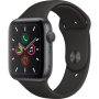 Нов Смарт часовник Apple Watch 5, GPS, Корпус Aluminium 44 мм, Sport Band, 44, Space Grey, снимка 1 - Смарт часовници - 40878800