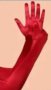 Сатенени, дълги ,еластични ,червени ръкавици , снимка 1 - Ръкавици - 43042438