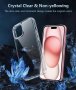 FNTCASE Калъф за телефон iPhone 15-Plus 6,7 инча, прозрачен, удароустойчив, с протектори, снимка 7