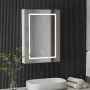 LED огледало шкаф с touch светлини шкаф за лекарства 50х70 см, снимка 7
