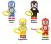 4 бр sonic Соник фигурки за Лего конструктор разглобяеми, снимка 1