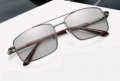 Стилни Слънчеви Фотохроматични Очила с Изключително Здрава Алуминиево-Магнезиева Рамка Защитен Калъф, снимка 1