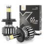 Комплект диодни крушки за фарове Automat, с 6 страни – X6S LED Headlight H4, снимка 1