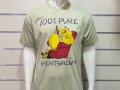Нова мъжка тениска с трансферен печат 100% PURE SPORTSMEN, цвят екрю, снимка 1