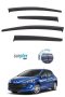 Ветробрани Външни Черни за Пежо Peugeot 307/308 2000 - 2014 Предни и Задни Комплект 4 броя, снимка 1 - Аксесоари и консумативи - 40732004