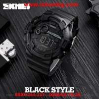 Спортен часовник SKMEI черен хронометър аларма - 1243, снимка 7 - Мъжки - 26836756
