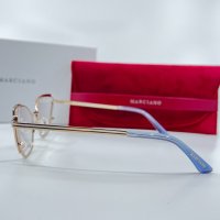 MARCIANO BY GUESS 🍊 Дамски рамки за очила CAT EYE "GOLD & BLUE" нови с кутия, снимка 7 - Слънчеви и диоптрични очила - 39852508