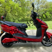 Електрически скутер EGV D3 RS LINE OPAI – 3000W червен, снимка 4 - Мотоциклети и мототехника - 36653184